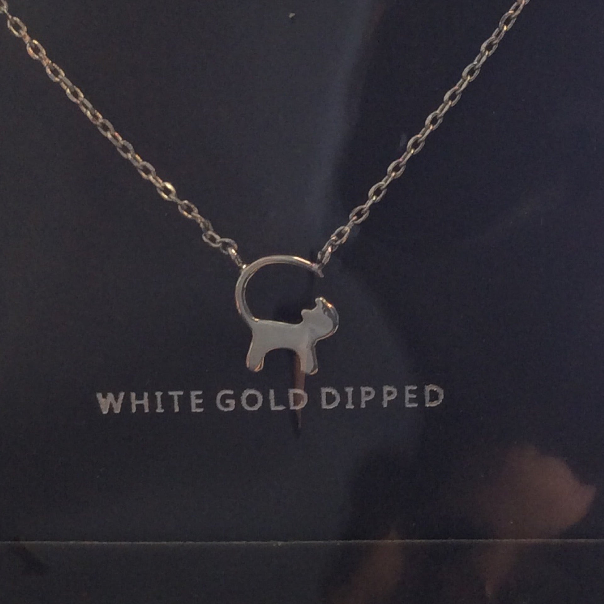 Cat discount tail necklace